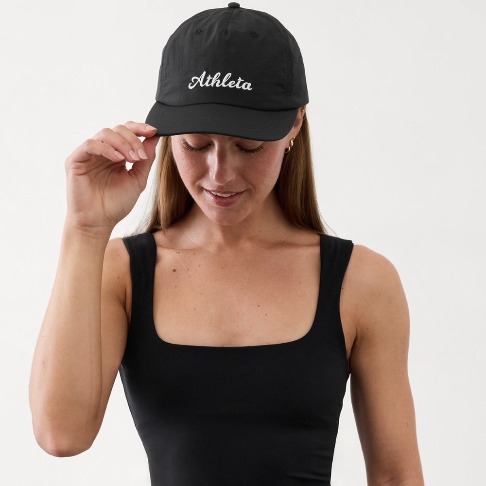 Athleta Black Retro Cap